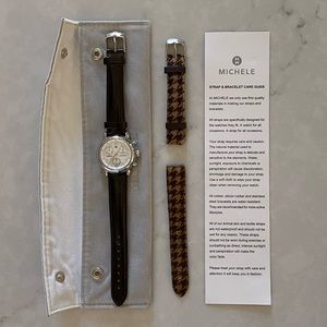 Michele Chronograph CSX 33 Watch - NWOT